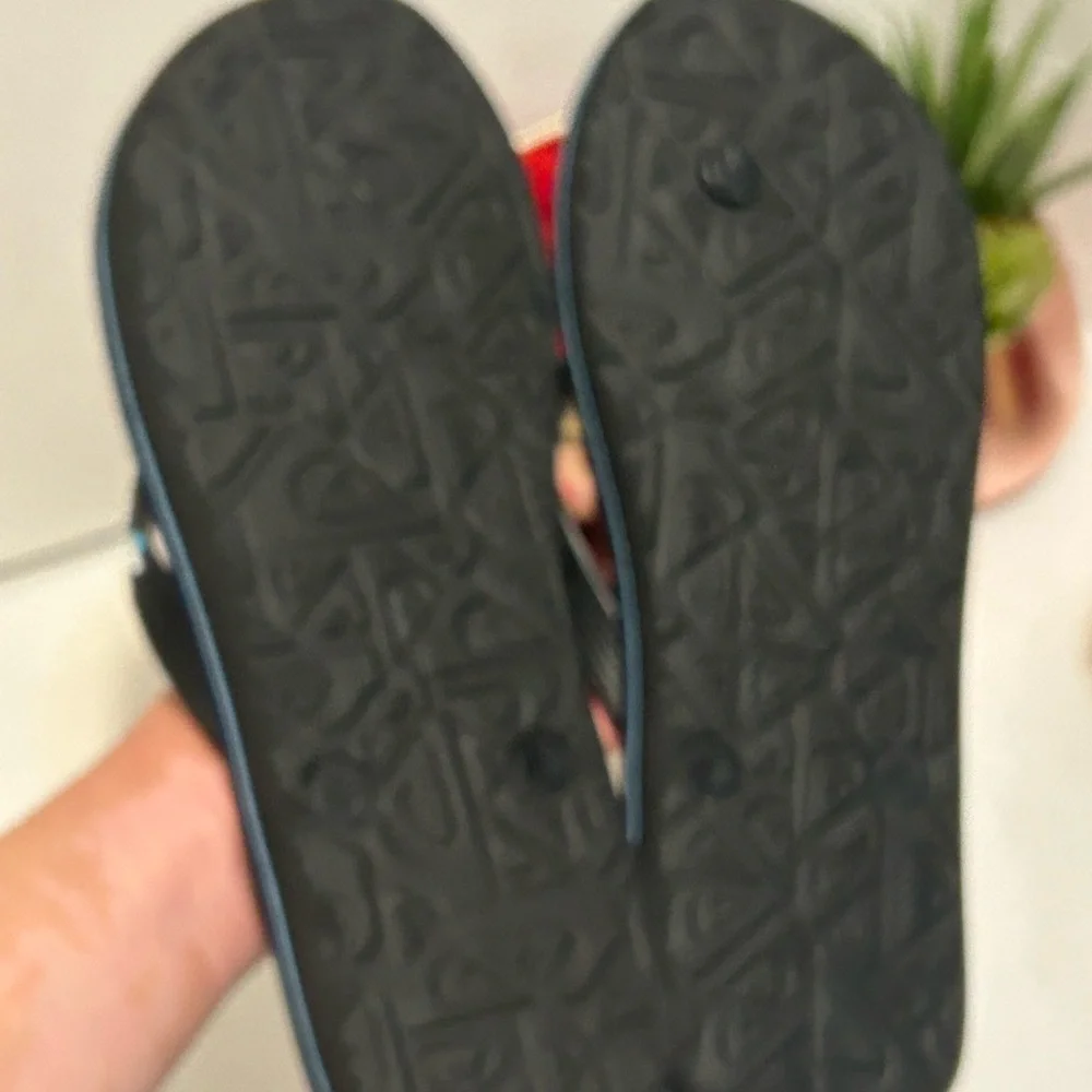 Quiksilver Tropical Black and Blue Sandals